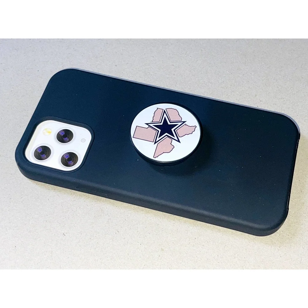 Cowboys Pop Up Phone Accessory With Super Strong Glue